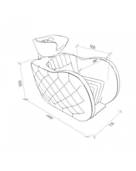Мойка "Mia" парикмахерская